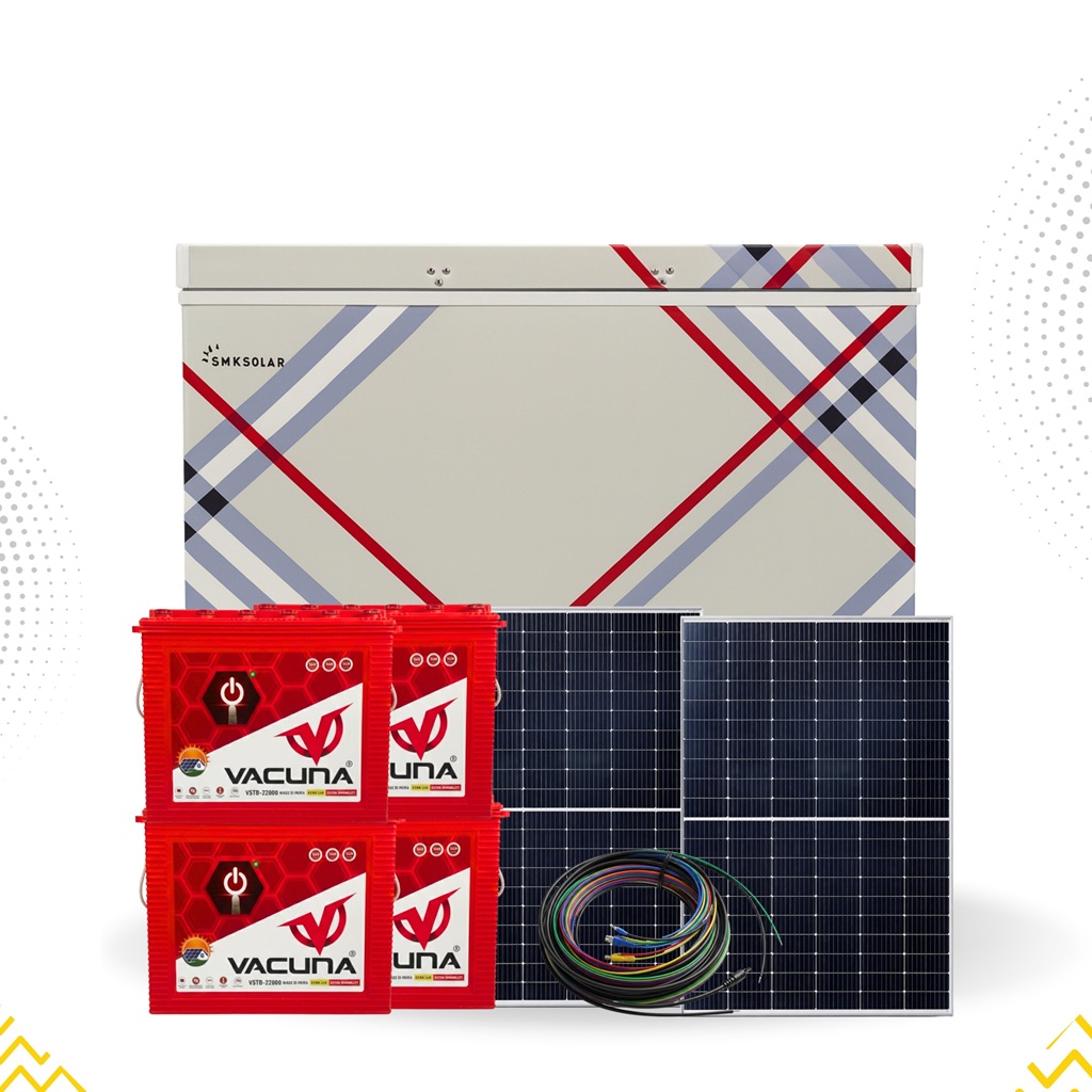 308L Solar Freezer System with 2x 12V 220Ah Tubular Batteries