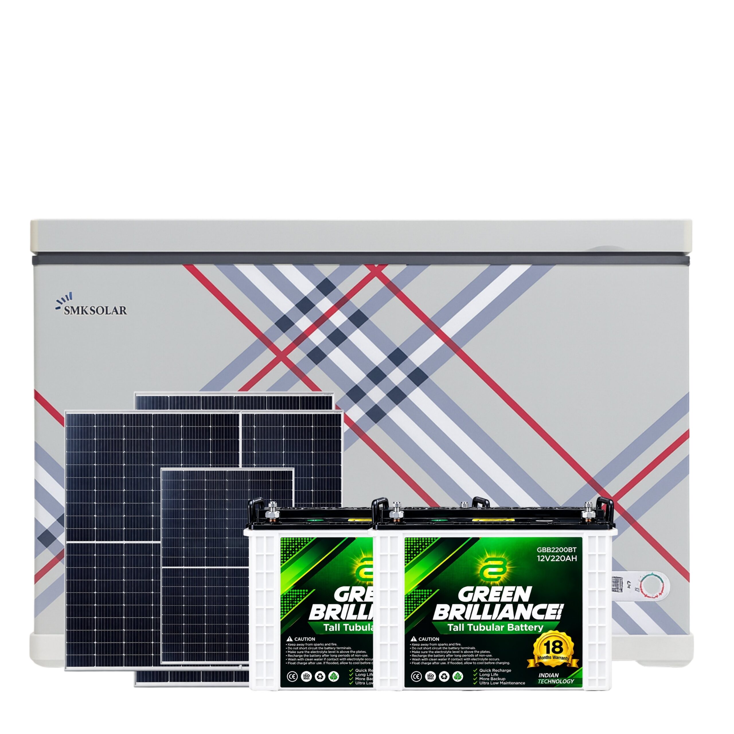 358 Liters Solar Chest Freezer Combo