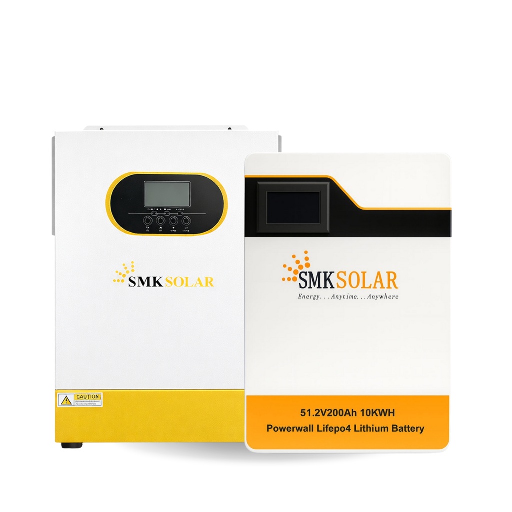 6.2KVA Hybrid Solar Inverter System with 10kWh 48V Lithium Battery